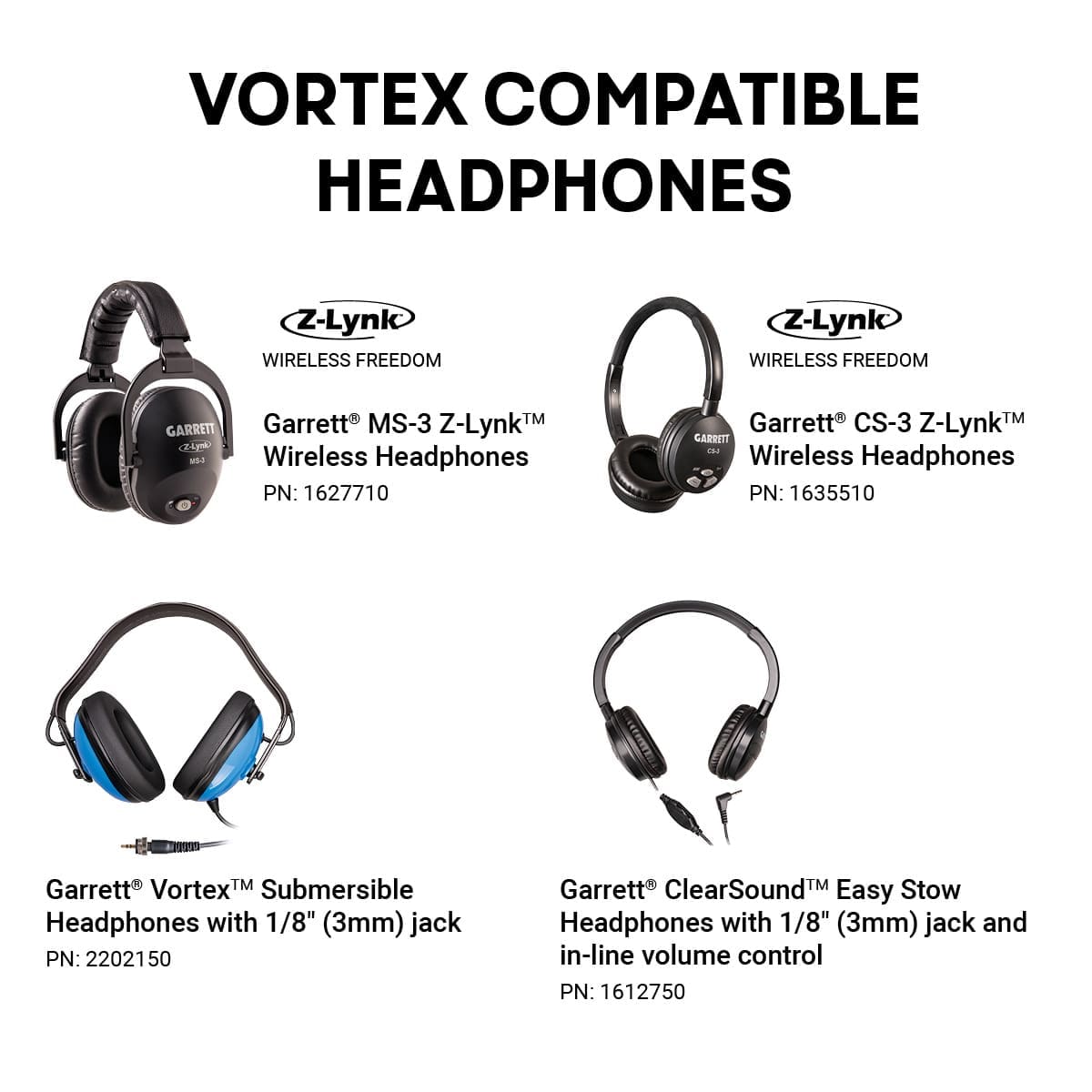 Kütahya Garrett Vortex VX9 Dedektör - Z-Lynk uyumu, hedef sesinin gecikmesiz ve daha kontrollü takip edilmesini sağlar.